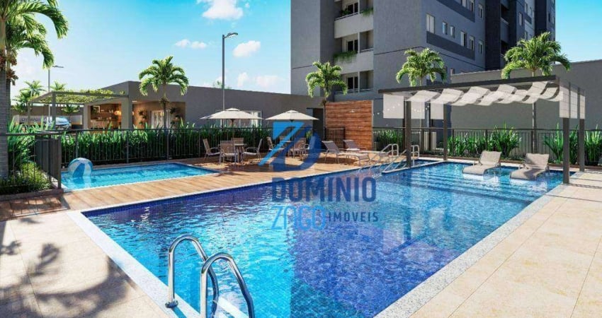 Apartamento com 2 dormitórios à venda, 52 m² por R$ 130.000,00 - Jardim do Lago - Uberaba/MG