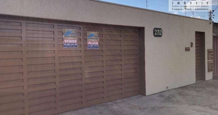 Casa com 3 dormitórios, 150 m² - venda por R$ 430.000,00 ou aluguel por R$ 2.523,33/mês - Jardim Espanha - Uberaba/MG