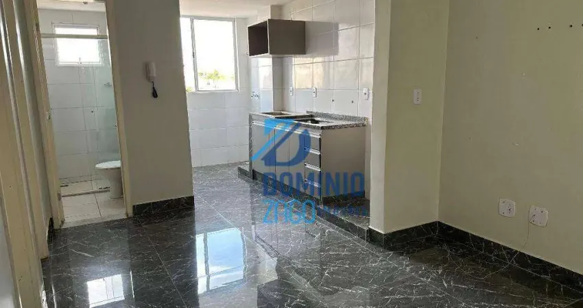 Apartamento com 2 dormitórios à venda, 46 m² por R$ 190.000 - Jardim Esplanada - Uberaba/MG
