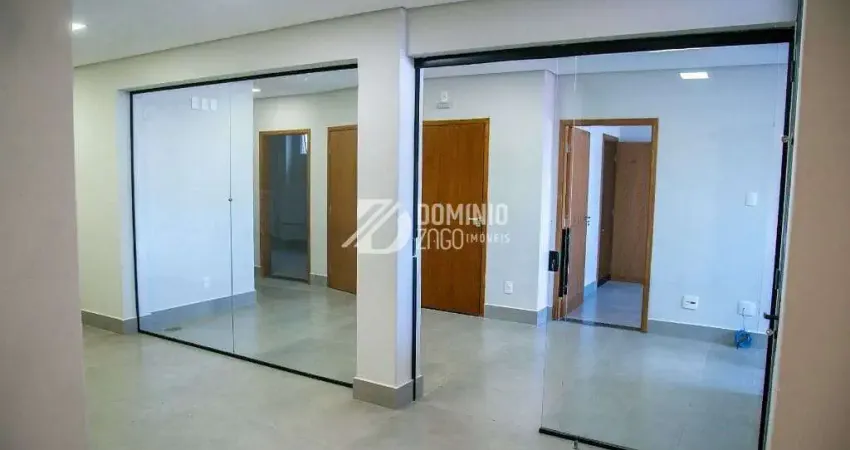 Conjunto de 2 salas comerciais, co  banheiros,   na rua ituiutaba, proximo ao shopping