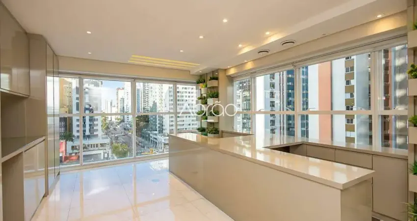 Sala Comercial Semimobiliada para Alugar no Batel – 78 m², Estrutura Completa e Localização Estratégica | Ref. 536