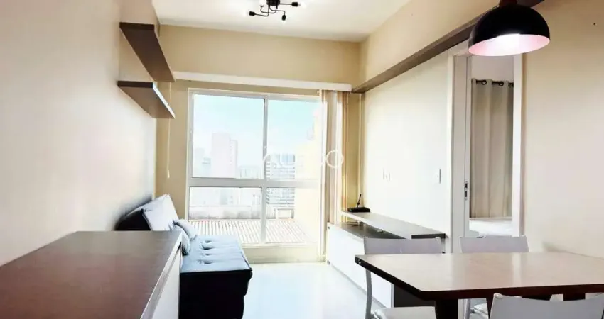 Apartamento mobiliado para alugar no centro de curitiba – 1 dormitório, 1 vaga de garagem - 33m² | ref 625