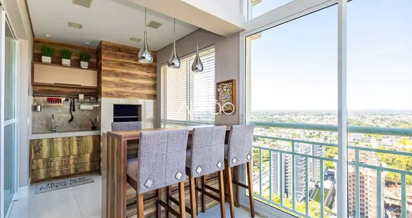 Apartamento de alto padrão à venda no ecoville – 183 m² privativos | elevador privativo e face norte | ref. 650