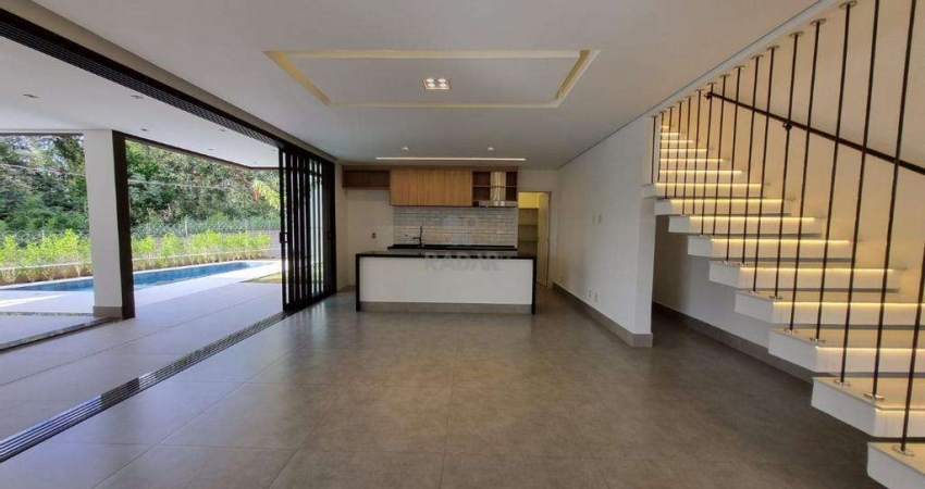 Casa à venda em Valinhos, Chácaras Silvania, com 3 suítes, com 310 m², Tabapuã