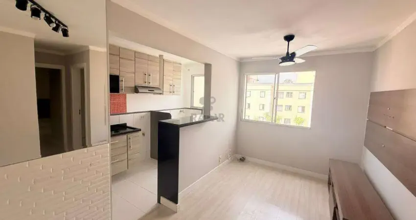 Apartamento para alugar em paulínia, morumbi, com 2 quartos, com 58 m²