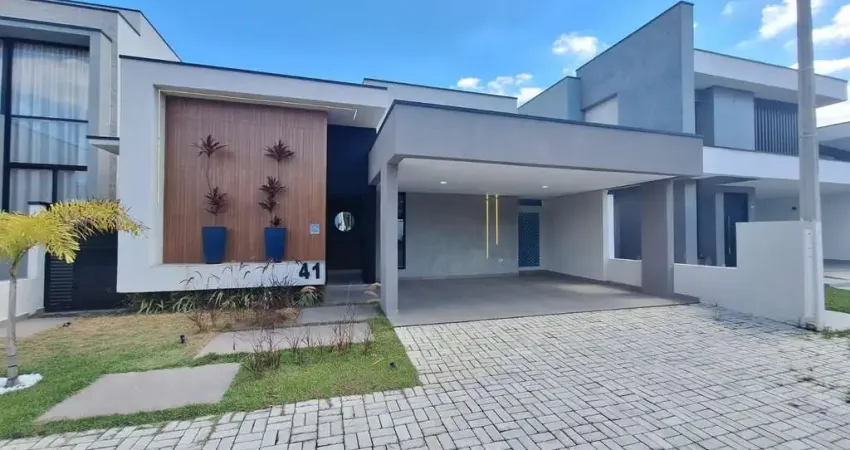 Casa nova à venda, loteamento residencial parque das araucárias, possuindo 03 dormitórios sendo 01