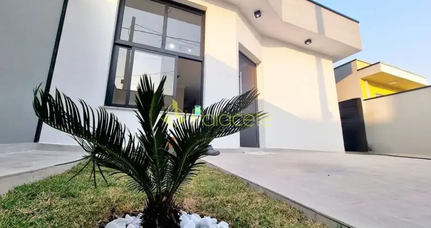Casa térrea moderna com 3 dormitórios, suíte, closet, área gourmet e acabamentos de alta qualidade