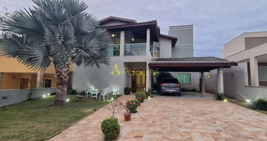 Magnífica Casa no Condomínio Reserva dos Lagos: Espaços Amplos, Acabamentos de Alto Padrão e Vista