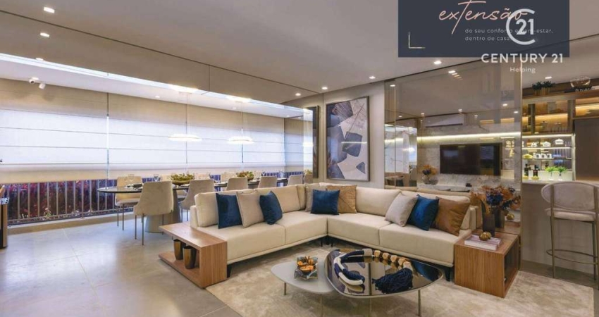Apartamento com 3 dormitórios à venda, 145 m² por R$ 2.378.000,00 - Nova Campinas - Campinas/SP