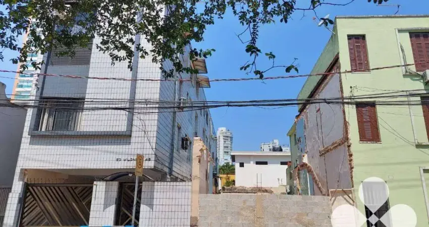 Terreno à venda, 168 m² por R$ 750.000,00 - Gonzaga - Santos/SP