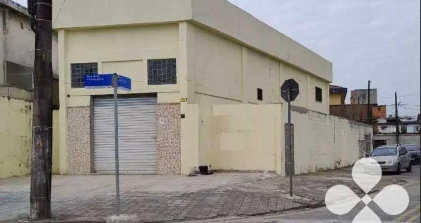 Galpão, 305 m² - venda por R$ 2.200.000,00 ou aluguel por R$ 12.614,07/mês - Estuário - Santos/SP