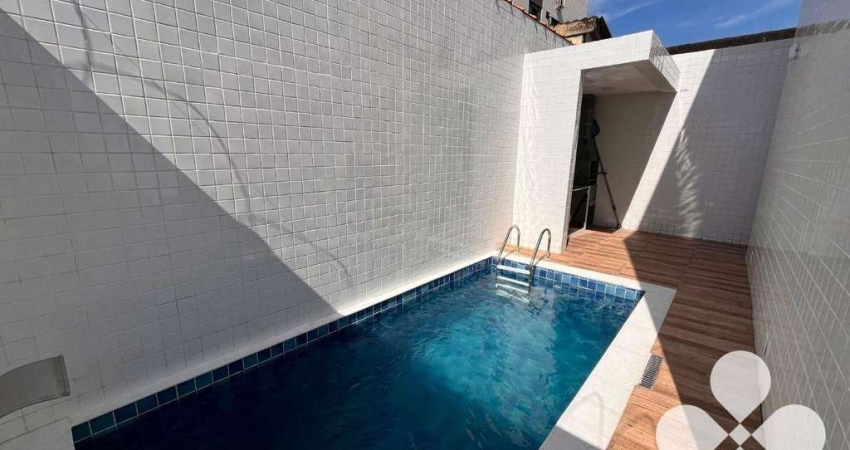 Casa com 3 dormitórios à venda por R$ 1.390.000,00 - Aparecida - Santos/SP
