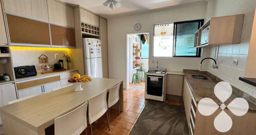 Apartamento com 2 dormitórios à venda, 120 m² por R$ 636.000,00 - Aparecida - Santos/SP