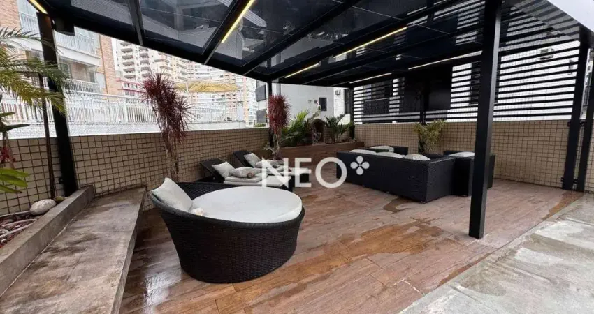 Apartamento Garden com 3 dormitórios à venda, 106 m² por R$ 1.490.000,00 - Gonzaga - Santos/SP
