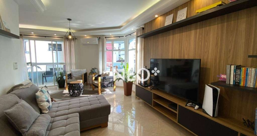 Apartamento com 3 dormitórios, 161 m² - venda por R$ 1.450.000,00 ou aluguel por R$ 10.000,00/mês - Pompéia - Santos/SP