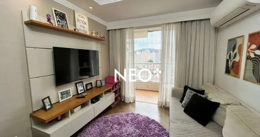 Apartamento com 2 dormitórios à venda, 69 m² por R$ 615.000,00 - Encruzilhada - Santos/SP