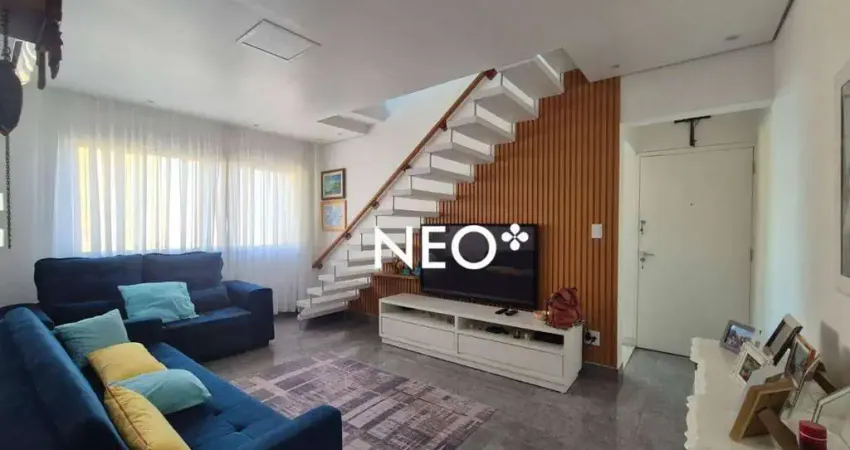 Cobertura com 3 dormitórios à venda, 178 m² por R$ 1.800.000,00 - Aparecida - Santos/SP