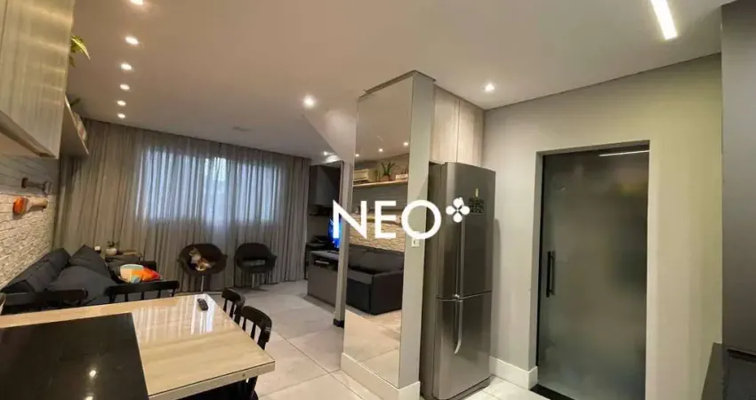 Village com 2 dormitórios à venda, 75 m² por R$ 680.000,00 - Vila Mathias - Santos/SP