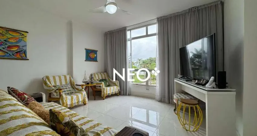 Apartamento com 3 dormitórios à venda, 132 m² por r$ 1.100.000,00 - embaré - santos/sp