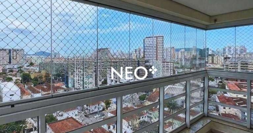 Apartamento com 3 dormitórios à venda, 96 m² por R$ 915.000,00 - Vila Belmiro - Santos/SP