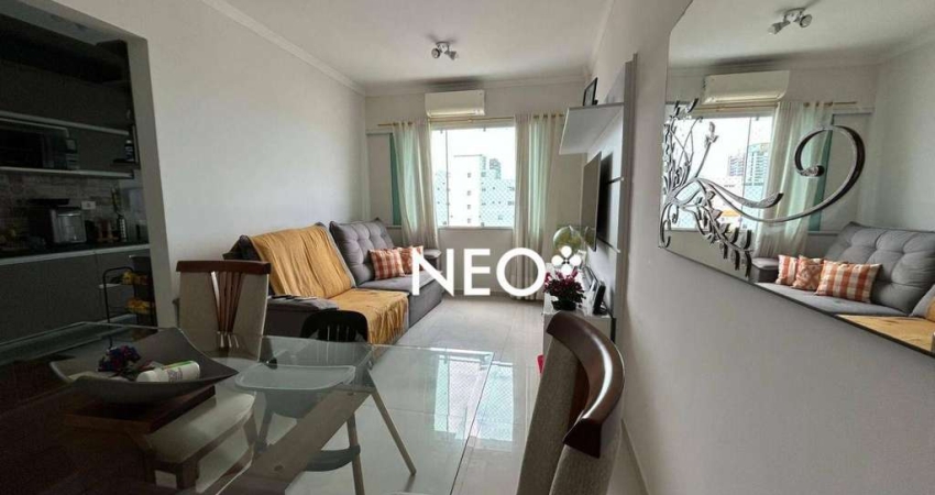 Apartamento com 2 dormitórios à venda, 82 m² por R$ 766.000,00 - José Menino - Santos/SP