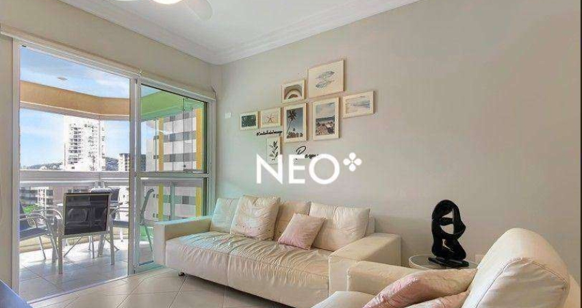 Apartamento com 3 dormitórios, 115 m² - venda por R$ 749.000,00 ou aluguel por R$ 7.800,00/mês - Balneário Guarujá - Guarujá/SP