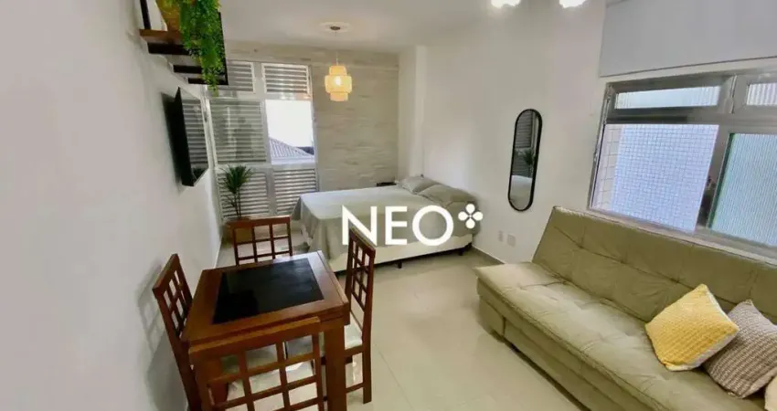 Sala Living 1 dormitório, 1 Vaga - José Menino - Santos/SP