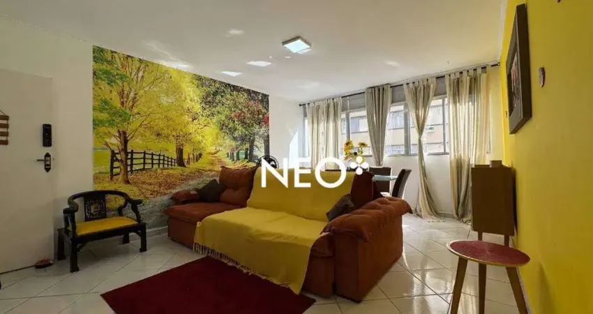 Apartamento com 2 dormitórios, 94 m² - venda por r$ 1.100.000,00 ou aluguel por r$ 7.021,00/mês - gonzaga - santos/sp