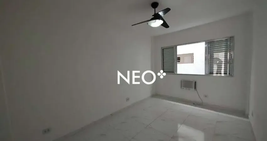Kitnet com 1 dormitório para alugar, 28 m² por r$ 2.200,00/mês - gonzaga - santos/sp