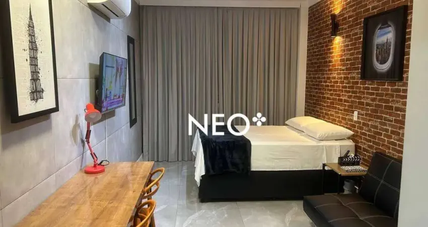 Studio à venda, 28 m² por r$ 375.000,00 - josé menino - santos/sp