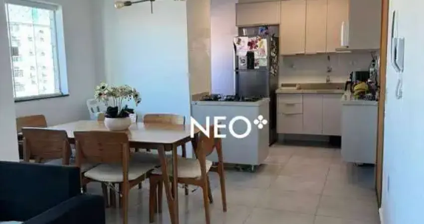 Apartamento 2 dormitórios, 1 suíte, em campo grande - santos