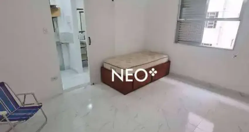 Kitnet com 1 dormitório para alugar, 28 m² por r$ 2.000,00/mês - p. praia - santos/sp