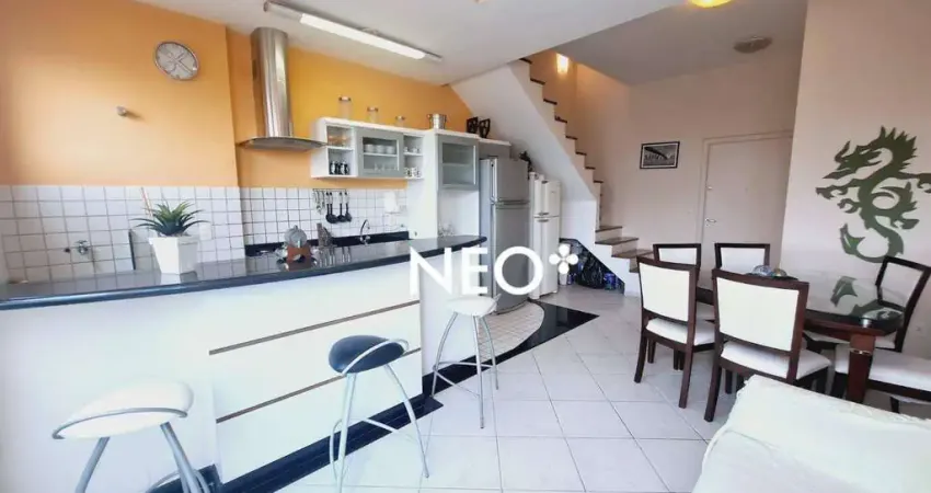 Flat com 2 dormitórios para alugar, 76 m² por r$ 6.500/mês - gonzaga - santos/sp