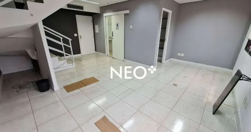 Sala duplex à venda, 61 m² por r$ 450.000 - boqueirão - santos/sp