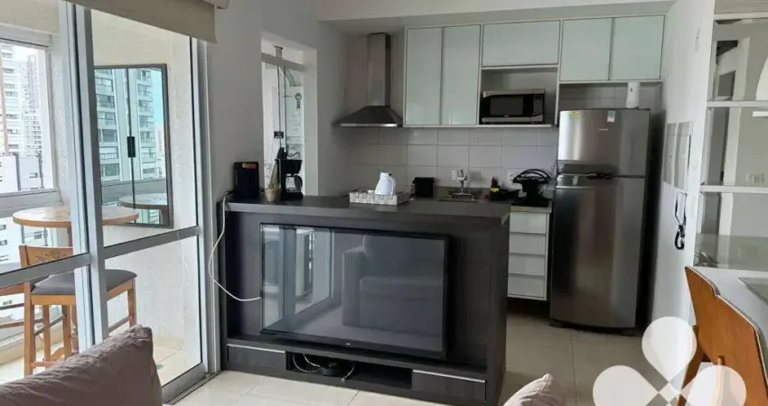 Apartamento com 1 dormitório para alugar, 47 m² por R$ 4.300,00/mês - Boqueirão - Santos/SP