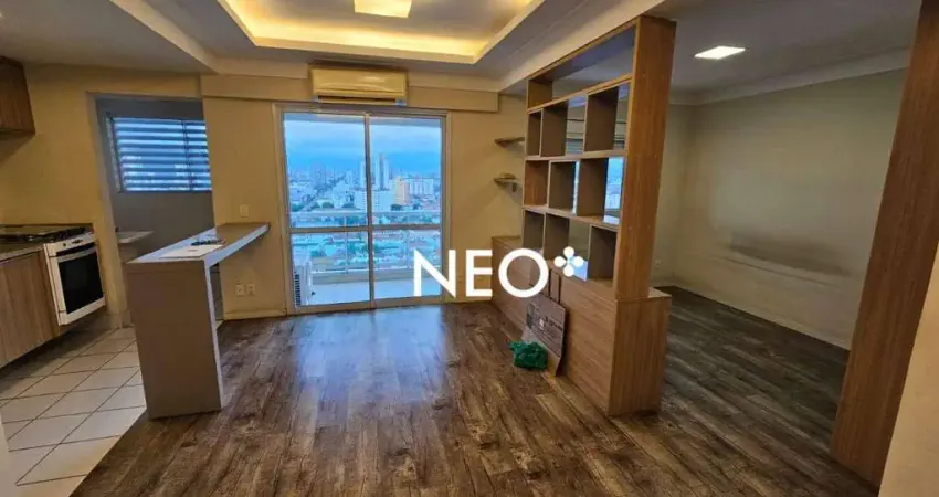 Apartamento com 1 dormitório para alugar, 47 m² por R$ 4.100,00/mês - Boqueirão - Santos/SP