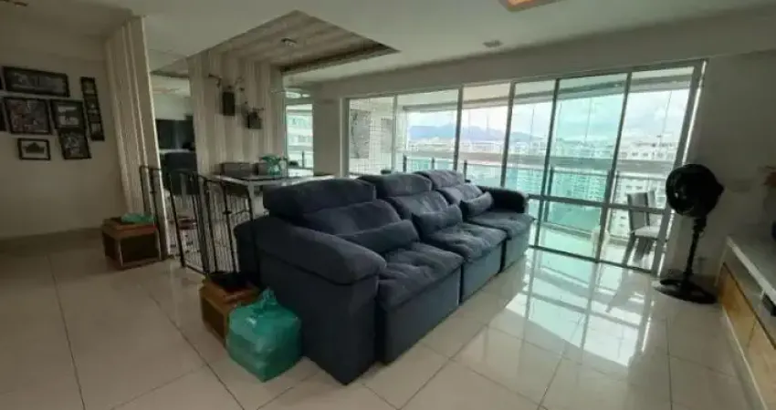 Cobertura duplex de alto luxo na península/barra! 262m², vista lagoa, piscina privativa e 3 vagas.