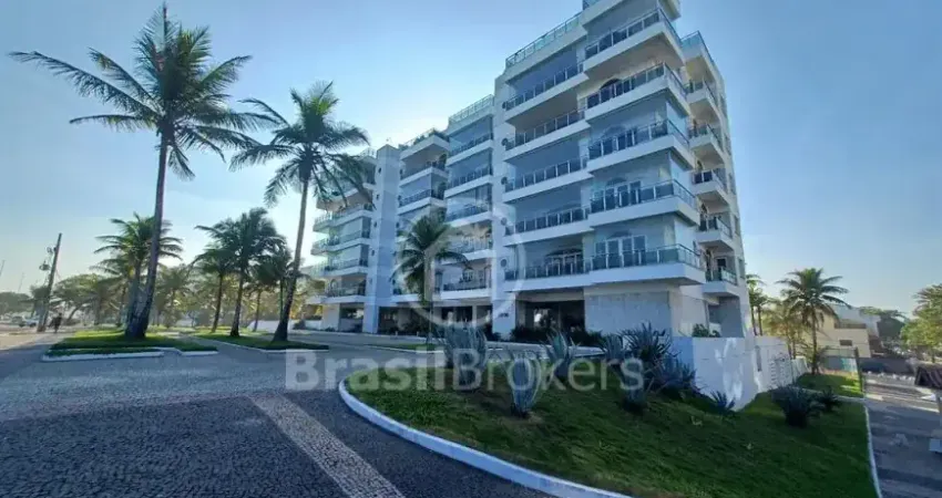 Apartamento exclusivo 225m² na av. lucio costa! vista mar, sol da manhã e 3 vagas - condomínio betton.