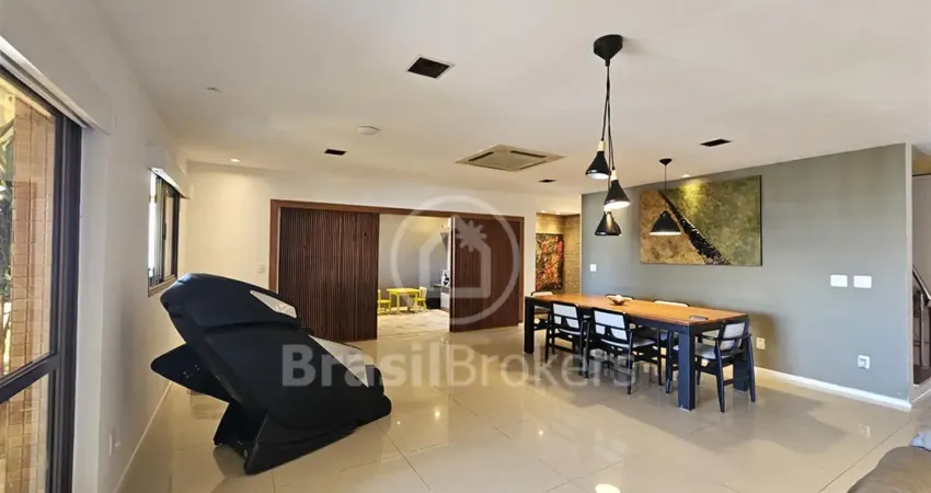 Cobertura duplex exclusiva | vista espetacular lagoa & montanha | 5 quartos | laje de uso | península