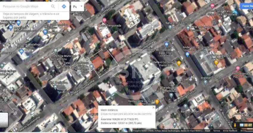 Terreno à venda na Rua Mário Quintanilha, 568, Centro, Cabo Frio