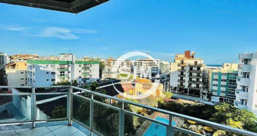 Cobertura com 4 dormitórios à venda, 276 m² por r$ 980.000,00 - algodoal - cabo frio/rj