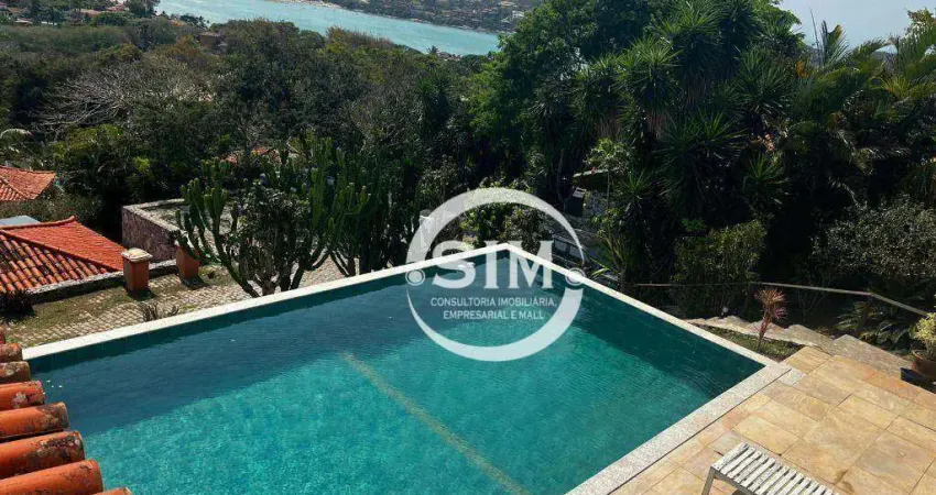 Casa com 4 dormitórios à venda, 500 m² na Ferradura - Armação dos Búzios/RJ