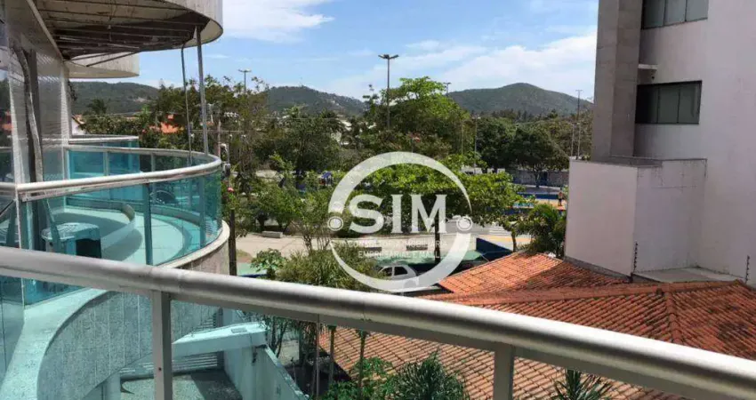 Apartamento com 3 dormitórios, 140 m² - venda por R$ 950.000,00 ou aluguel por R$ 4.900,00/mês - Passagem - Cabo Frio/RJ