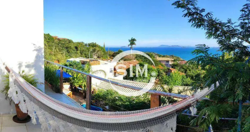 Casa com 2 dormitórios à venda, 230 m²  - Ferradurinha - Armação dos Búzios/RJ