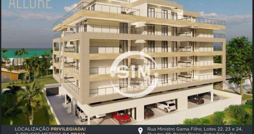 Apartamento com 3 dormitórios à venda, 124 m² por R$ 724.000,00 - Braga - Cabo Frio/RJ