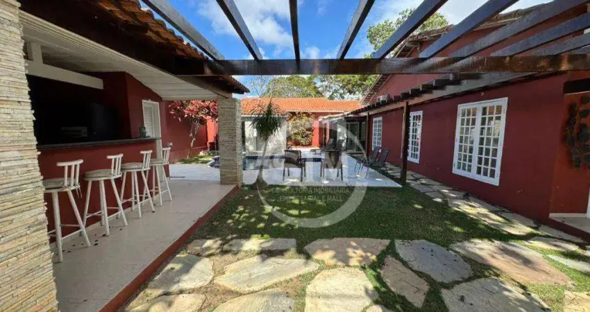Casa com 4 dormitórios, 350 m² - venda por r$ 2.350.000,00 ou aluguel por r$ 8.900,00/mês - praia do siqueira - cabo frio/rj