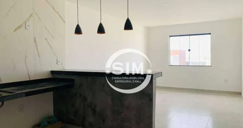 Apartamento com 2 dormitórios para alugar, 65 m² por R$ 2.900,00/mês - Novo Portinho - Cabo Frio/RJ