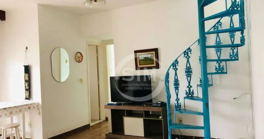 Cobertura com 2 dormitórios, 140 m² - venda por R$ 850.000,00 ou aluguel por R$ 3.800,00/mês - Passagem - Cabo Frio/RJ