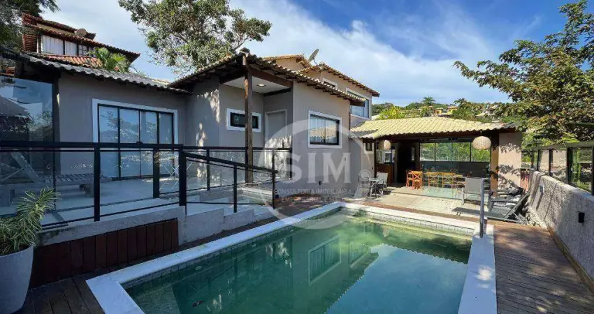 Casa com 6 dormitórios à venda, 300 m² por R$ 3.600.000,00 - Geribá - Armação dos Búzios/RJ