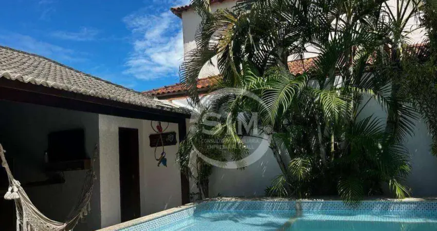Casa com 4 dormitórios à venda, 159 m² por R$ 750.000,00 - Guriri - Cabo Frio/RJ